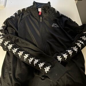 Kappa Black Track Jacket